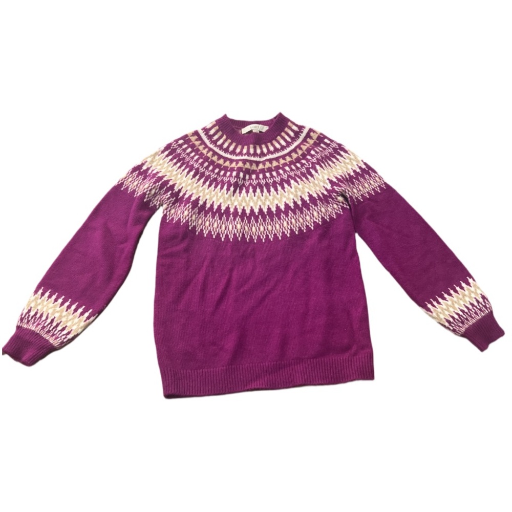 Loft Women’s Fuchsia Pullover Sweater
Size:XS